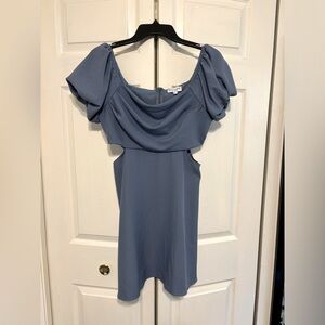 Blue Rolla Coster Dress